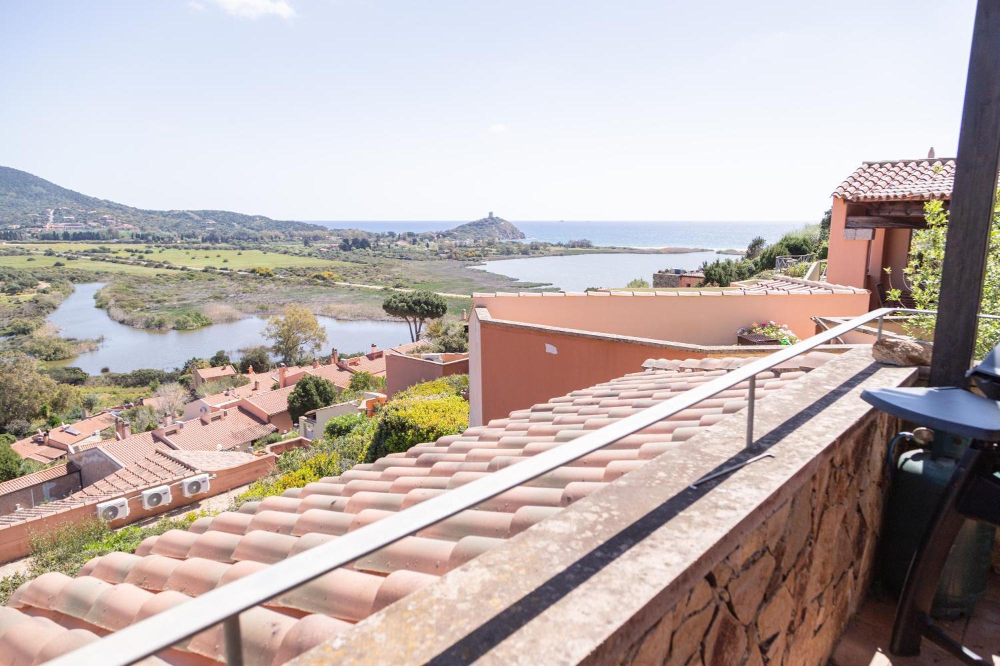 Residenza Del Barone Villa Zoe Chia - Vista Mare Ngoại thất bức ảnh