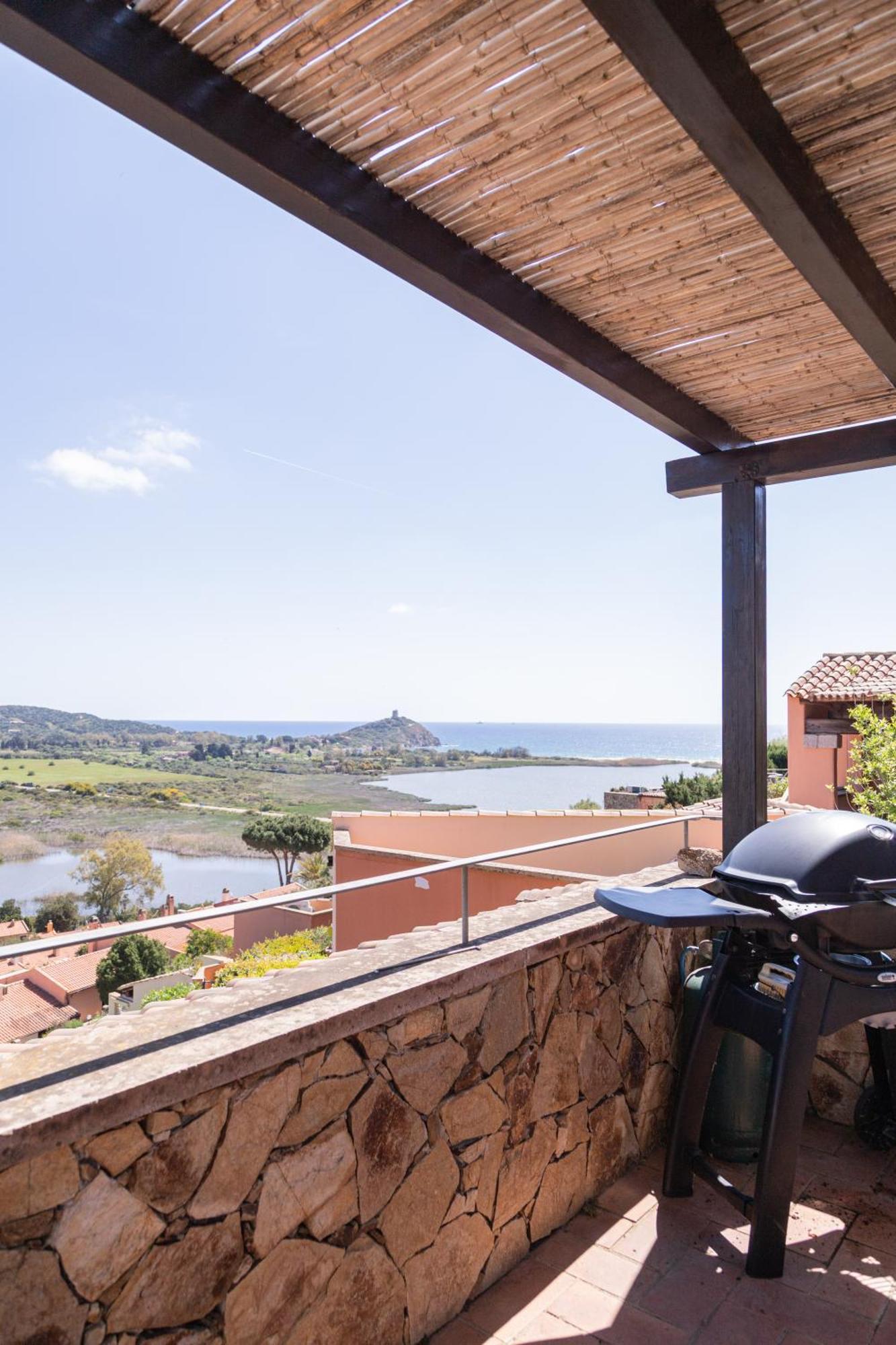 Residenza Del Barone Villa Zoe Chia - Vista Mare Ngoại thất bức ảnh